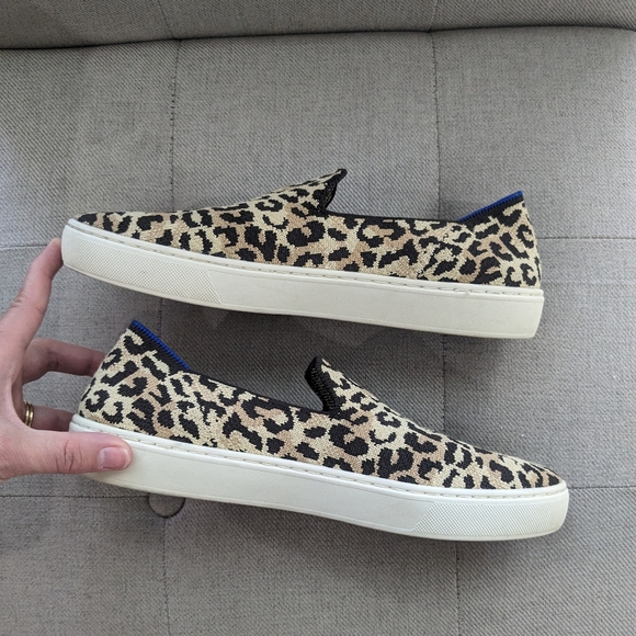 ROTHYS Little Desert Cat Textile Original Slip On Shoes Brown Sneakers Size 8.5 - Picture 4 of 10